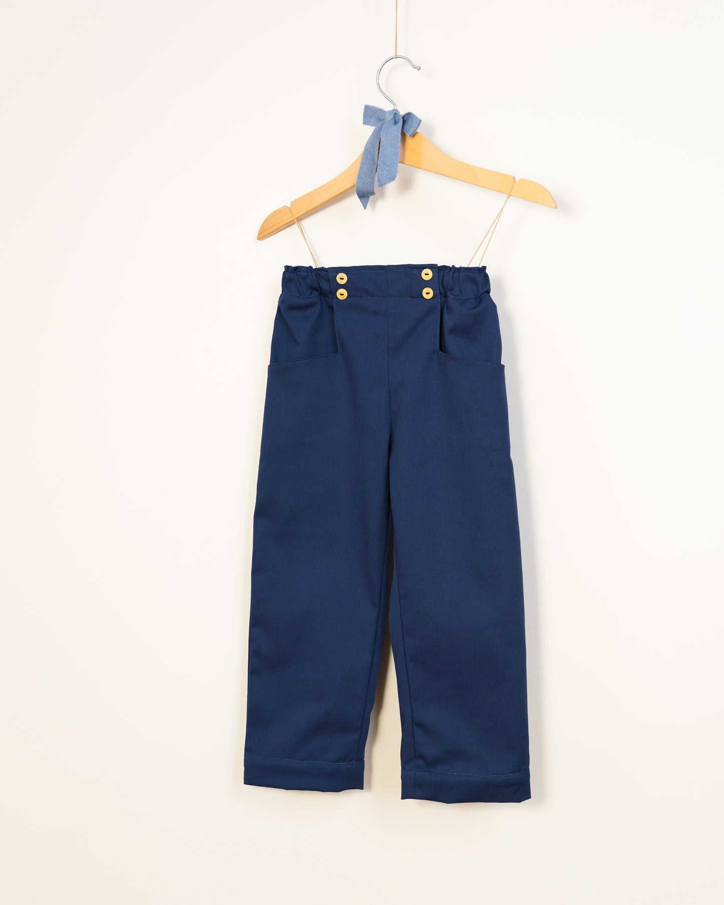 Pantalon Lou en gabardine stretch