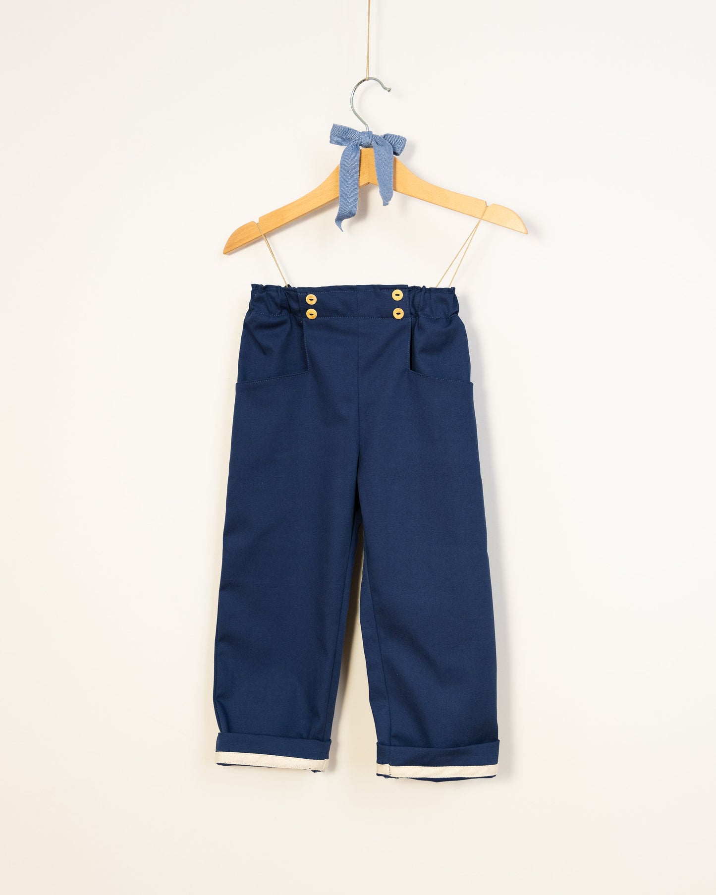 Pantalon Lou en gabardine stretch