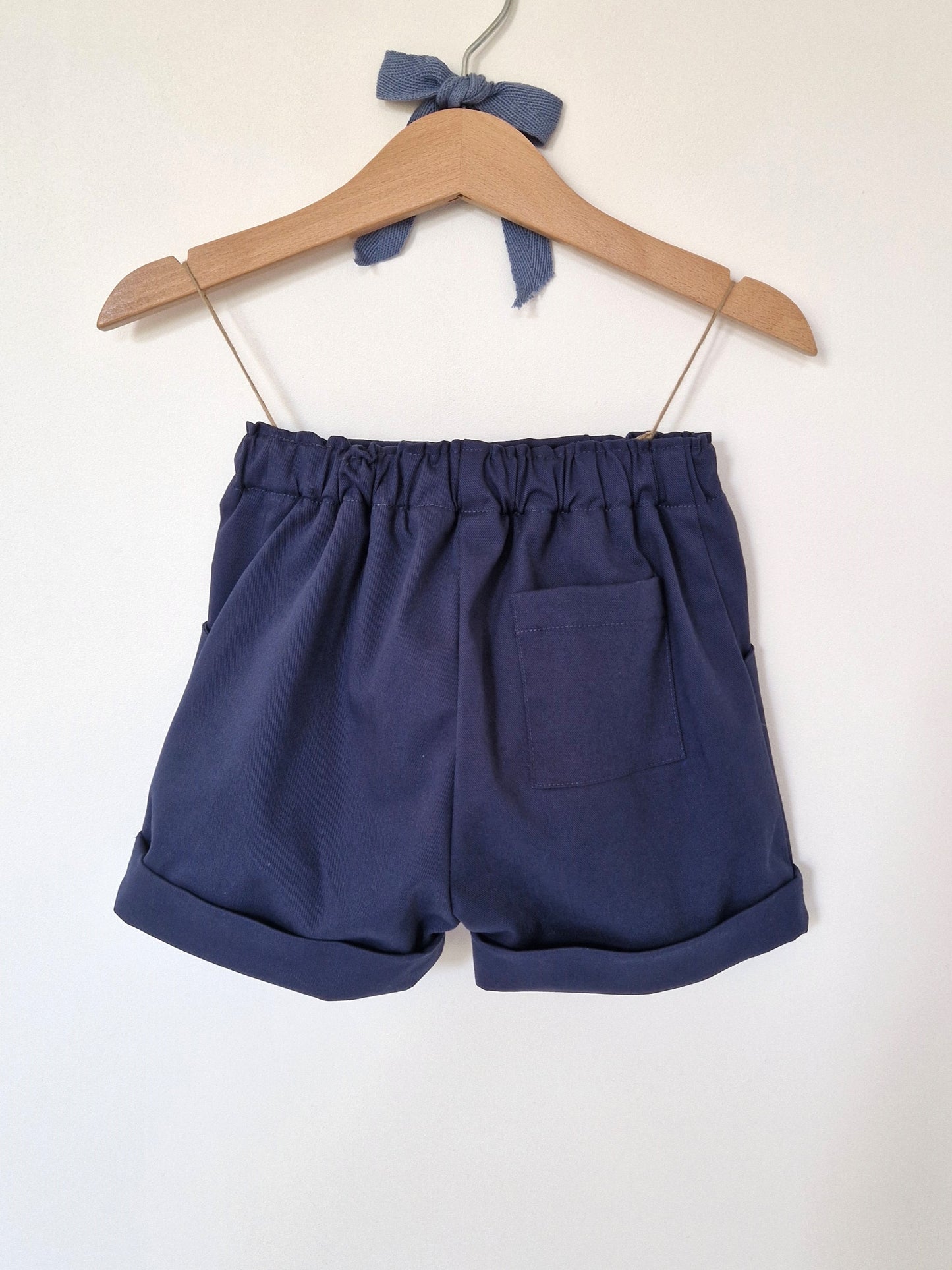 Short Louison en gabardine stretch