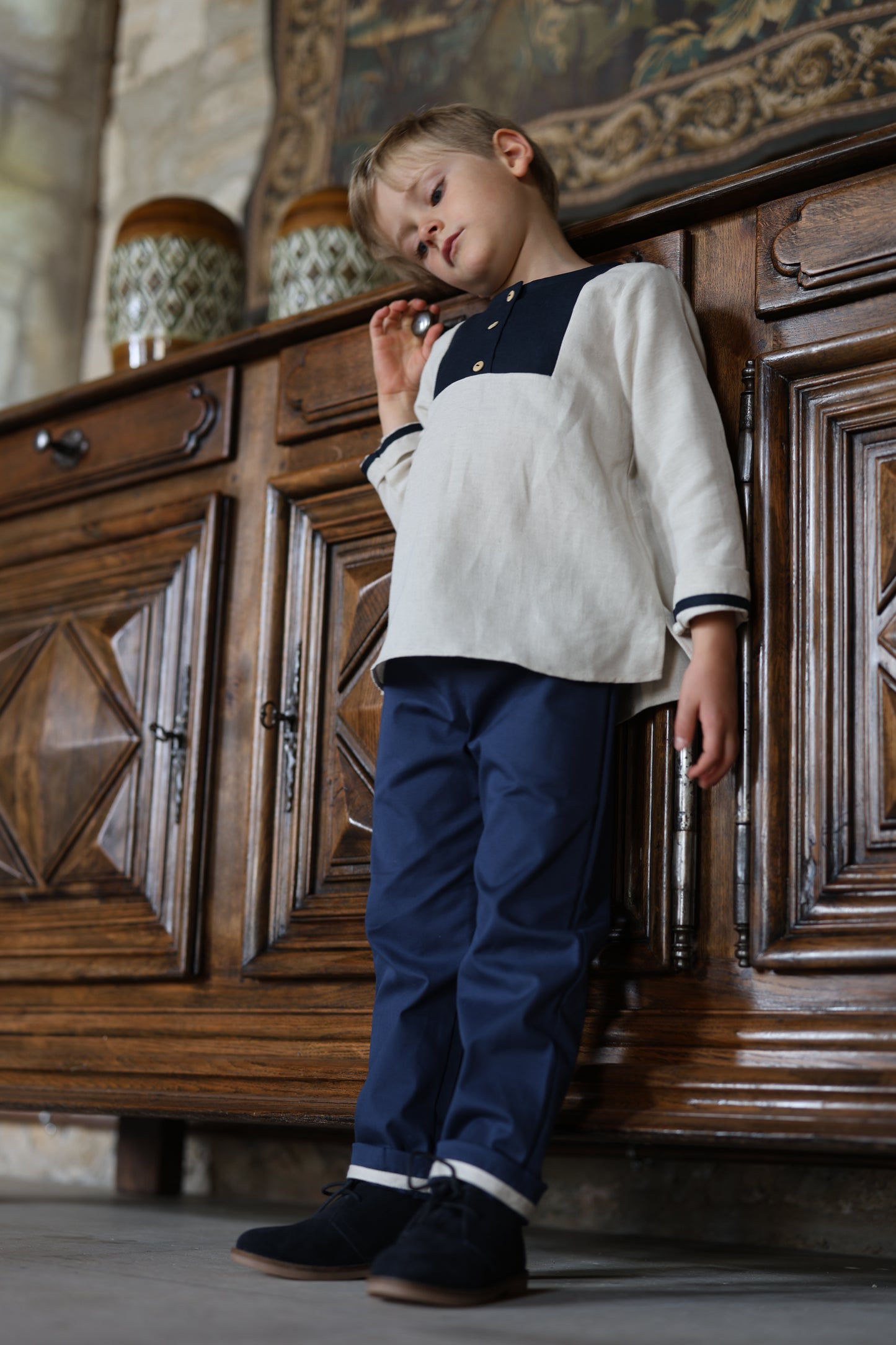Pantalon Lou en gabardine stretch presque parfait 3, 4, 5, 6 et 7 ans