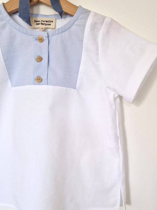Blouse Léonor à manches courtes